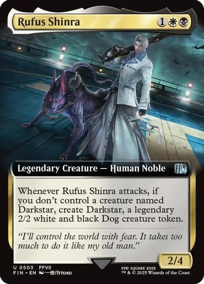 Rufus Shinra Extended Art FINAL FANTASY Magic card