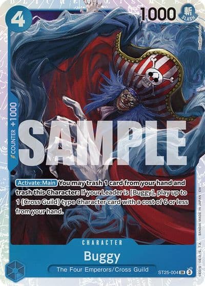 Buggy Starter Deck 25: BLUE Buggy One Piece card