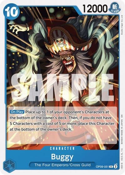 Buggy Reprint Starter Deck 25: BLUE Buggy One Piece card