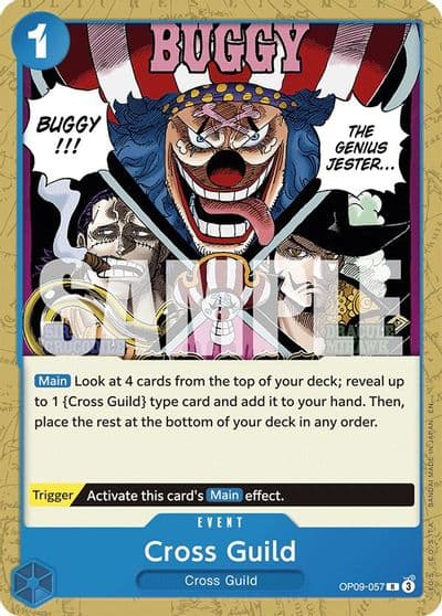 Cross Guild Reprint Starter Deck 25: BLUE Buggy One Piece card
