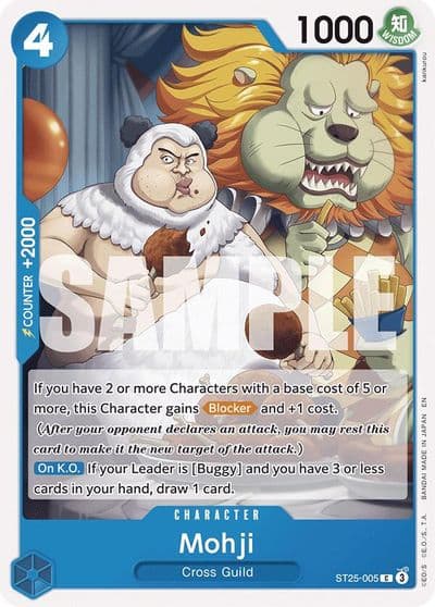 Mohji Starter Deck 25: BLUE Buggy One Piece card