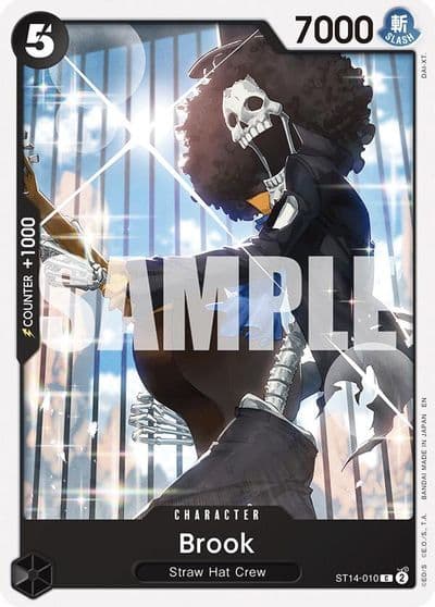 Brook Reprint Starter Deck 26: PURPLE/BLACK Monkey.D.Luffy One Piece card