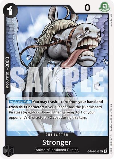 Stronger Reprint Starter Deck 27: BLACK Marshall.D.Teach One Piece card