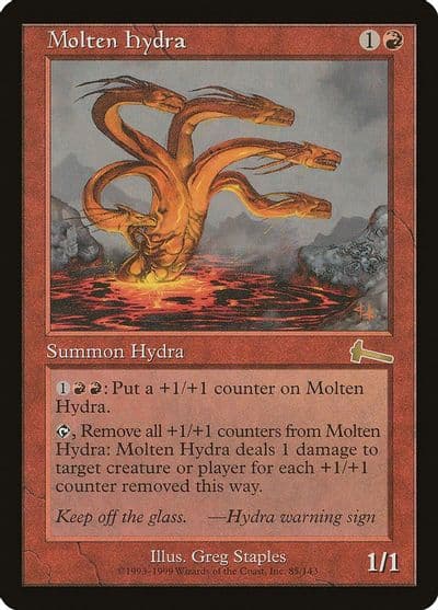 Molten Hydra Urza's Legacy Magic card