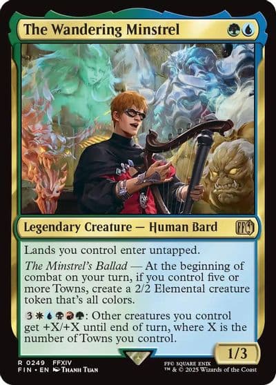 The Wandering Minstrel FINAL FANTASY Magic card