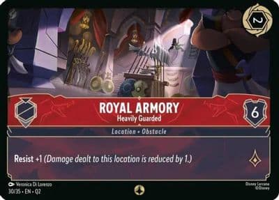 Royal Armory Heavily Guarded Illumineer's Quest: Palace Heist Lorcana card