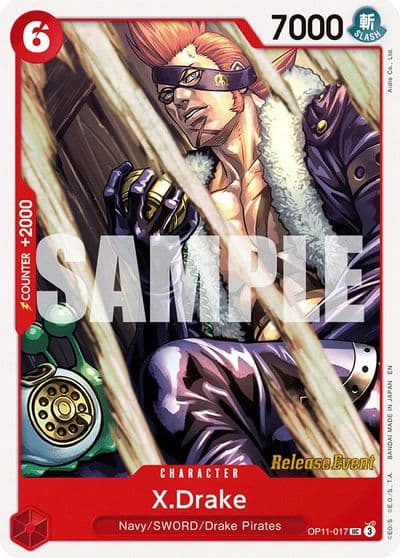 XDrake A Fist of Divine Speed Release Event Cards One Piece card