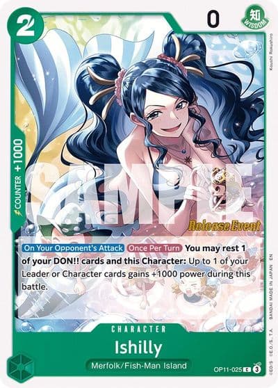 Ishilly A Fist of Divine Speed Release Event Cards One Piece card