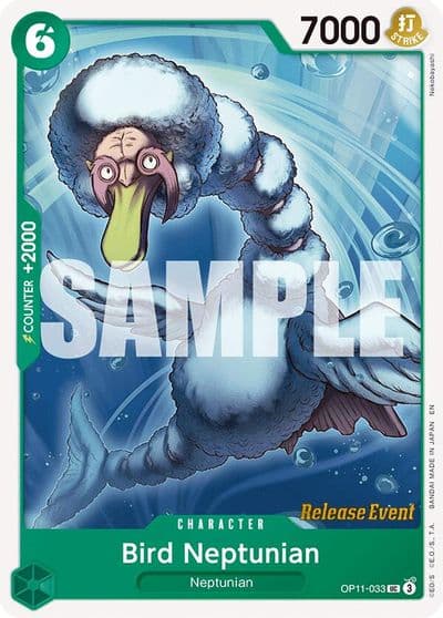 Bird Neptunian A Fist of Divine Speed Release Event Cards One Piece card