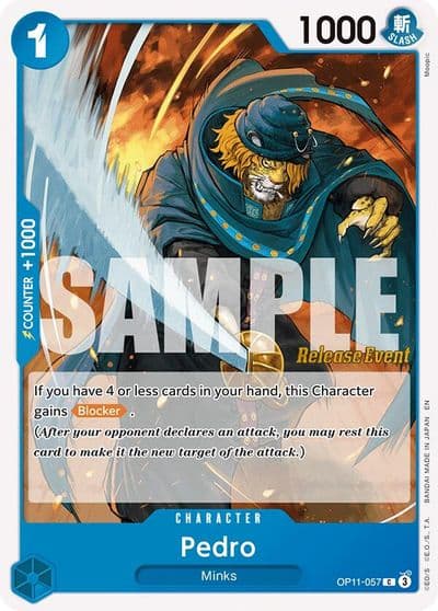 Pedro A Fist of Divine Speed Release Event Cards One Piece card