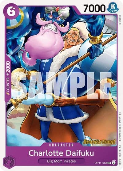Charlotte Daifuku A Fist of Divine Speed Release Event Cards One Piece card