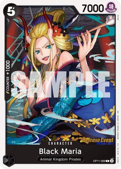 Black Maria A Fist of Divine Speed Release Event Cards One Piece card