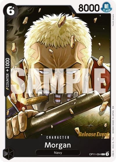 Morgan A Fist of Divine Speed Release Event Cards One Piece card
