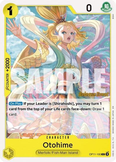 Otohime A Fist of Divine Speed Release Event Cards One Piece card