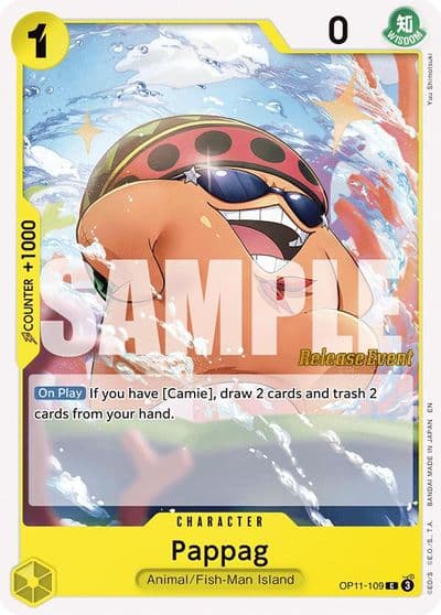 Pappag A Fist of Divine Speed Release Event Cards One Piece card