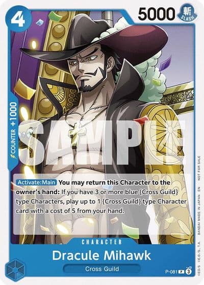 Dracule Mihawk OP11 Release Event One Piece Promotion Cards One Piece card