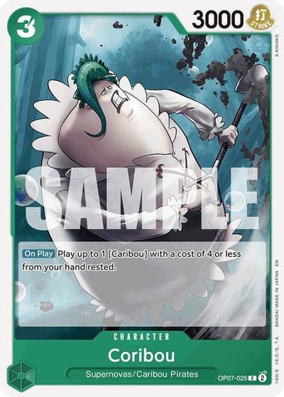 Coribou Reprint Starter Deck 24: GREEN Jewelry Bonney One Piece card