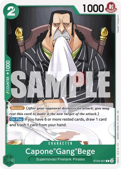 CaponeGangBege Starter Deck 24: GREEN Jewelry Bonney One Piece card