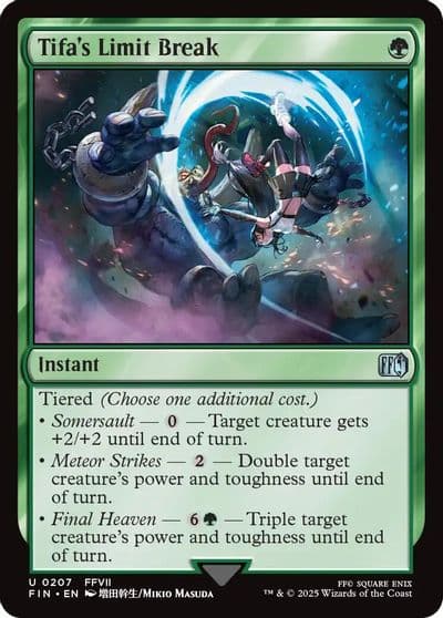 Tifas Limit Break FINAL FANTASY Magic card