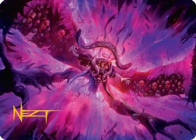Hades Sorcerer of Eld Art Card Gold Stamped Signature Art Series: FINAL FANTASY Magic card
