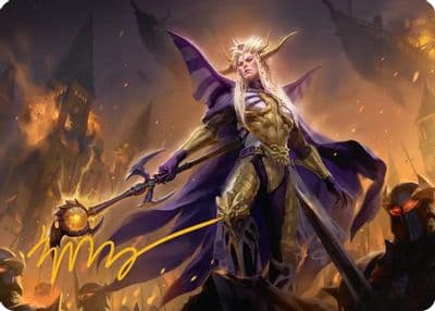 The Emperor of Palamecia Art Card Gold Stamped Signature Art Series: FINAL FANTASY Magic card
