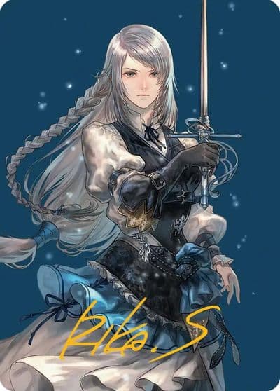 Jill Shivas Dominant Art Card Gold Stamped Signature Art Series: FINAL FANTASY Magic card