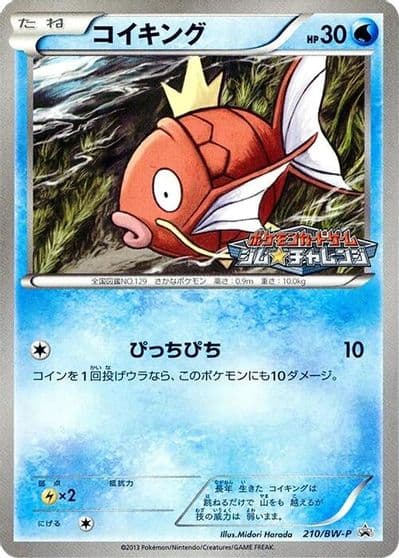 Magikarp BW-P Promotional cards Pokemon card