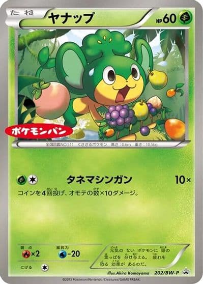 Pansage BW-P Promotional cards Pokemon card