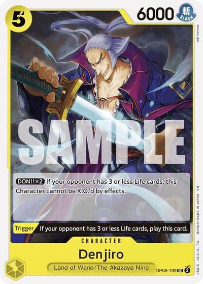 Denjiro Reprint Starter Deck 28: GREEN/YELLOW Yamato One Piece card