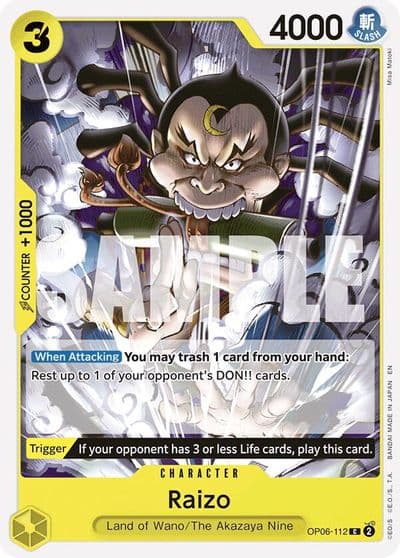 Raizo Reprint Starter Deck 28: GREEN/YELLOW Yamato One Piece card