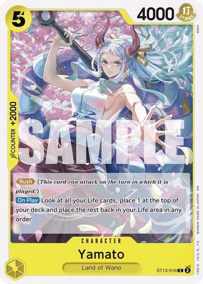 Yamato Reprint Starter Deck 28: GREEN/YELLOW Yamato One Piece card