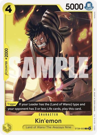 Kinemon Starter Deck 28: GREEN/YELLOW Yamato One Piece card
