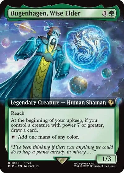 Bugenhagen Wise Elder Extended Art Commander: FINAL FANTASY Magic card