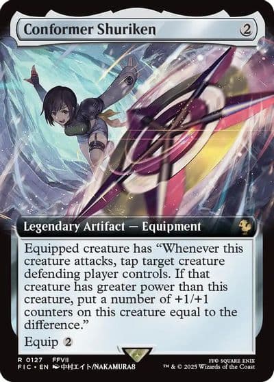 Conformer Shuriken Extended Art Commander: FINAL FANTASY Magic card
