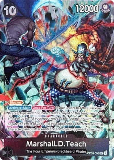 MarshallDTeach 093 English Version 2nd Anniversary Set One Piece Promotion Cards One Piece card