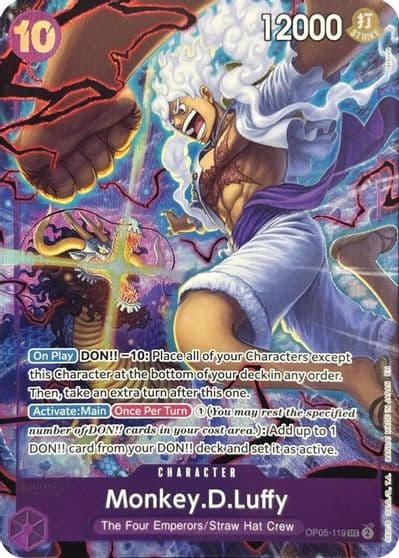 MonkeyDLuffy 119 English Version 2nd Anniversary Set One Piece Promotion Cards One Piece card