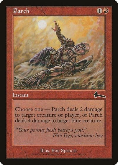 Parch Urza's Legacy Magic card