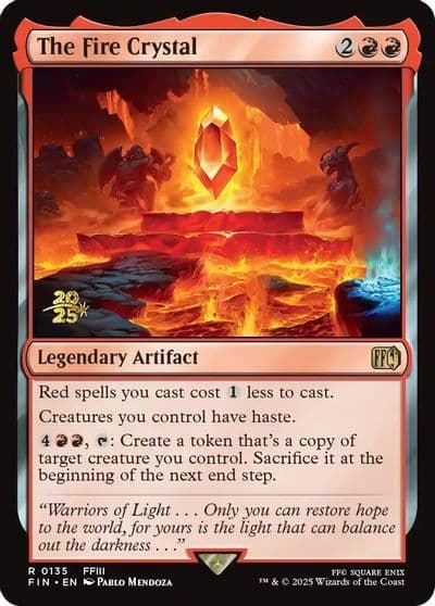 The Fire Crystal Prerelease Cards Magic card