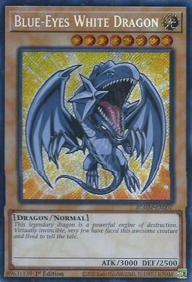 Blue Eyes White Dragon Battles of Legend: Monster Mayhem Yu-Gi-Oh! card