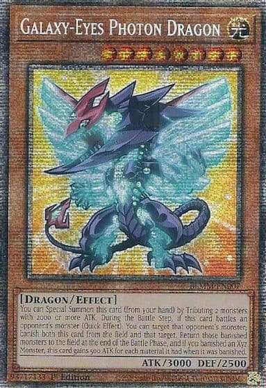 Galaxy Eyes Photon Dragon Starlight Rare Battles of Legend: Monster Mayhem Yu-Gi-Oh! card