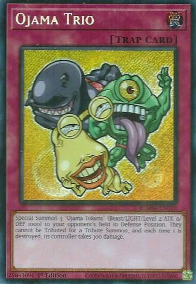Ojama Trio Battles of Legend: Monster Mayhem Yu-Gi-Oh! card