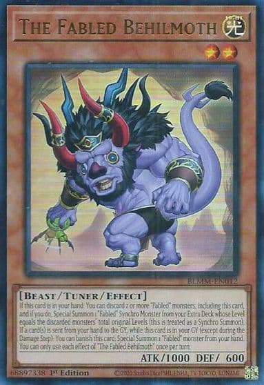 The Fabled Behilmoth Battles of Legend: Monster Mayhem Yu-Gi-Oh! card