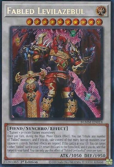 Fabled Levilazebul Battles of Legend: Monster Mayhem Yu-Gi-Oh! card