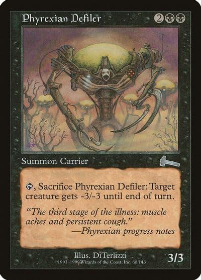 Phyrexian Defiler Urza's Legacy Magic card