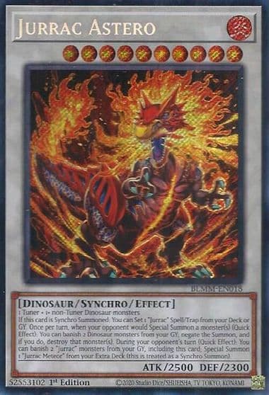 Jurrac Astero Battles of Legend: Monster Mayhem Yu-Gi-Oh! card