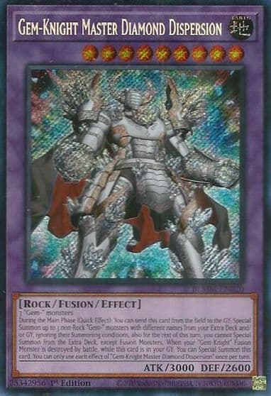 Gem Knight Master Diamond Dispersion Battles of Legend: Monster Mayhem Yu-Gi-Oh! card