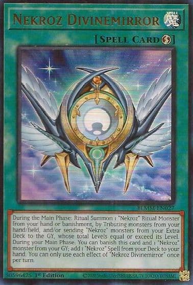 Nekroz Divinemirror Battles of Legend: Monster Mayhem Yu-Gi-Oh! card