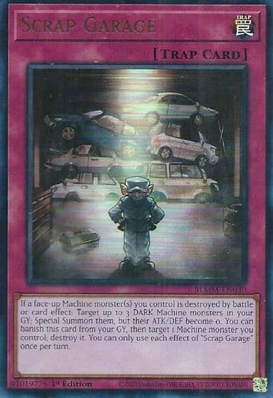 Scrap Garage Battles of Legend: Monster Mayhem Yu-Gi-Oh! card