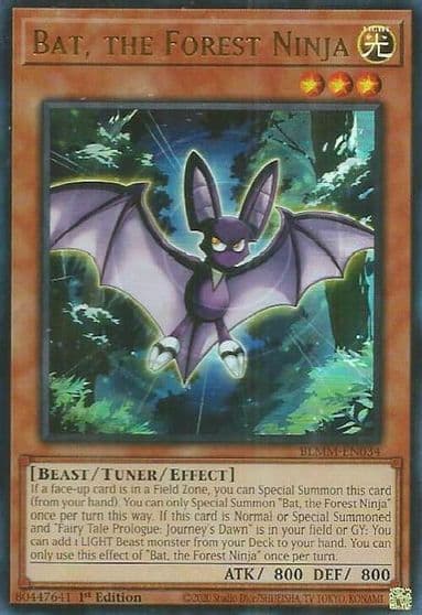 Bat the Forest Ninja Battles of Legend: Monster Mayhem Yu-Gi-Oh! card