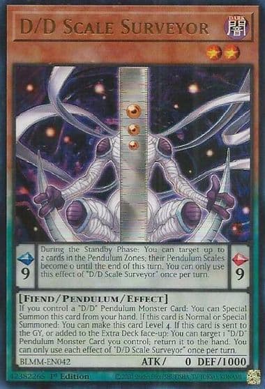 D D Scale Surveyor Battles of Legend: Monster Mayhem Yu-Gi-Oh! card